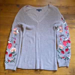 Embroidered sweater